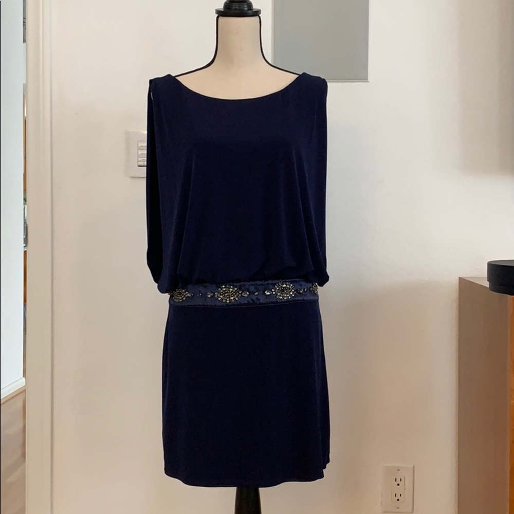 Laundry by Shelli Segal Jersey Blouson Dress